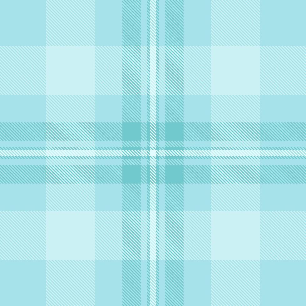 Serene pastel blue plaid pattern. Perfect for textile designs, backgrounds, or website templates. Subtle texture and calming color evoke feelings of peace and tranquility. vector