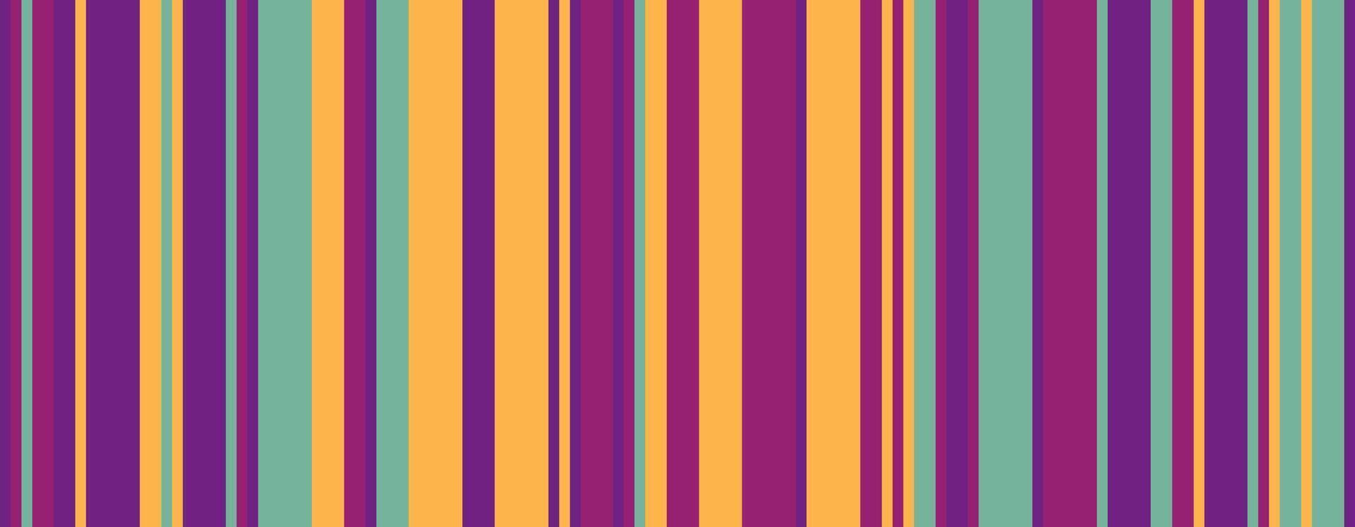 Vibrant vertical stripes in rich purple, orange, and teal create a dynamic, modern pattern. Ideal for backgrounds, textiles, or web design, this image evokes energy and style. vector
