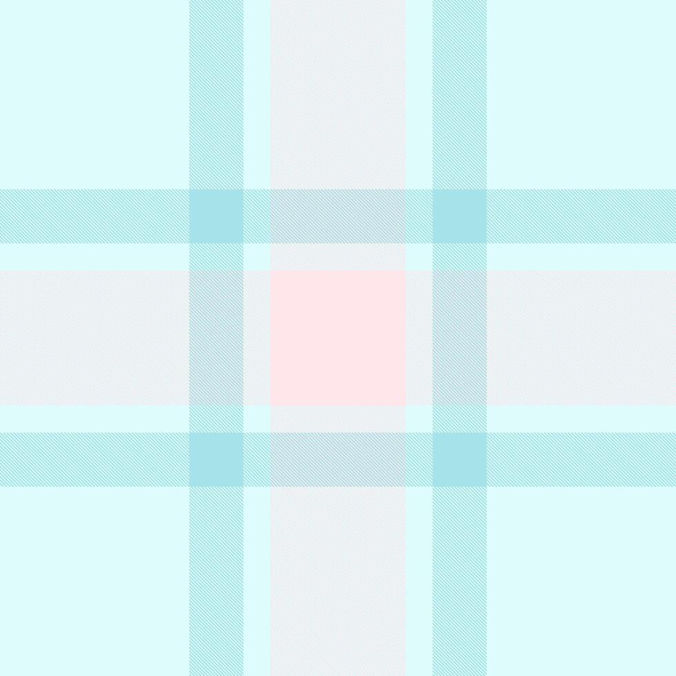 Serene pastel plaid pattern. Soft blue, pink, and gray hues create a calming, minimalist design. vector