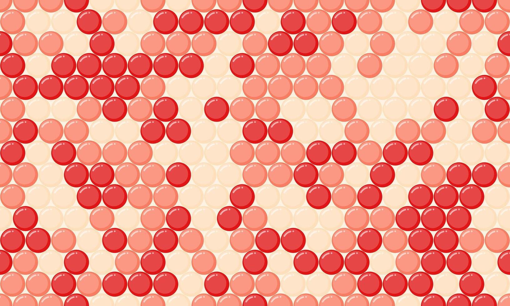 Abstract pink and red circle pattern. Geometric design ideal for website backgrounds, textile prints, or playful branding. The repeating motif creates a visually engaging, modern texture. vector