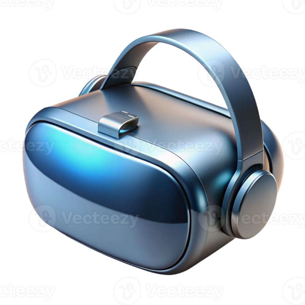 striking victorian Ultra-detailed, professional render of a single, sleek, metallic VR headset, isolated cutout Hyper-specific design with Transparent Background flawless png