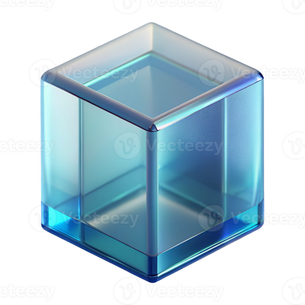 unforgettable urban Glass block, translucent, architectural element with Transparent Background 4K png