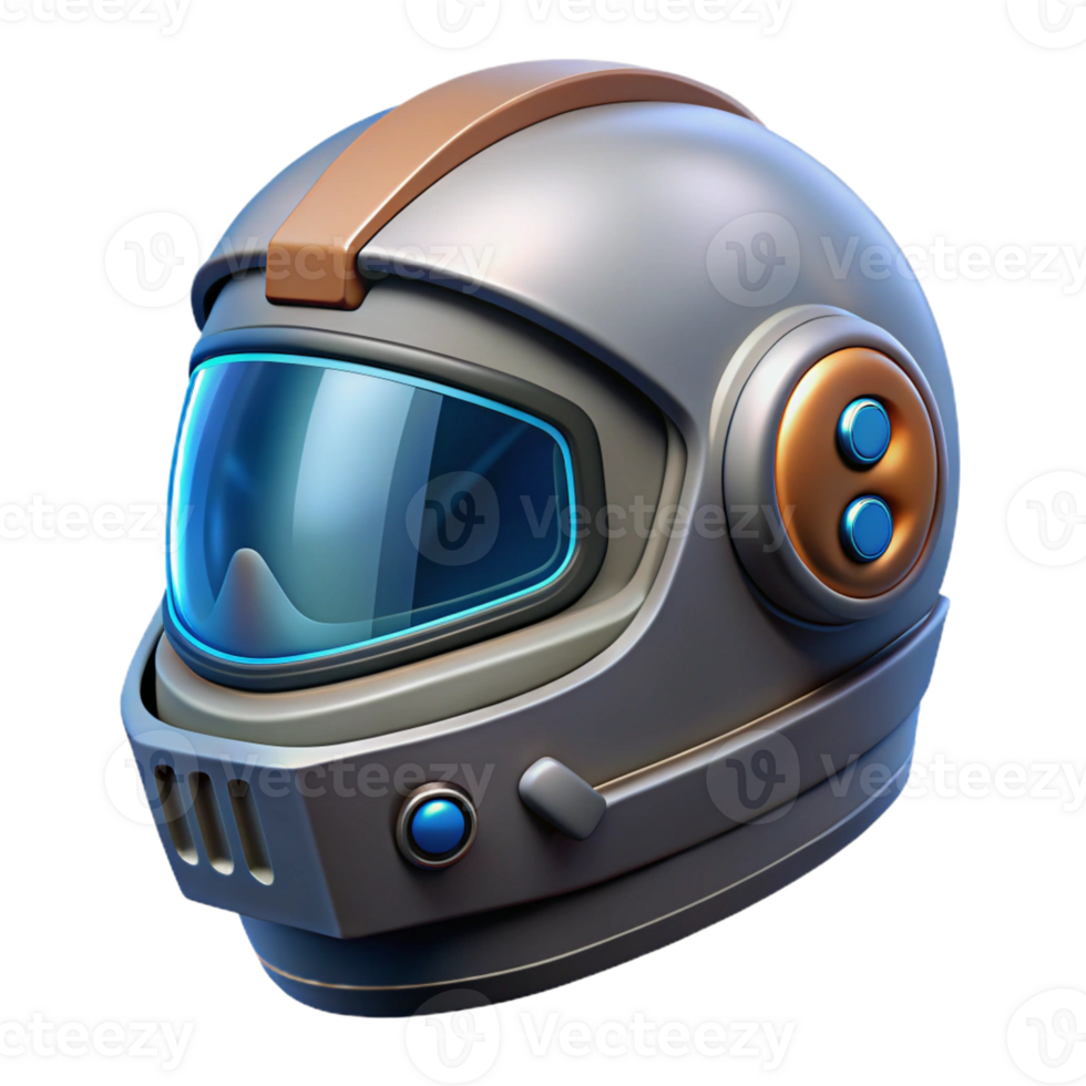 peaceful vibrant Ultra-detailed concept art style, isolated cutout of a futuristic motorcycle helmet with HUD display, hyper-specific with Transparent Background museum quality png