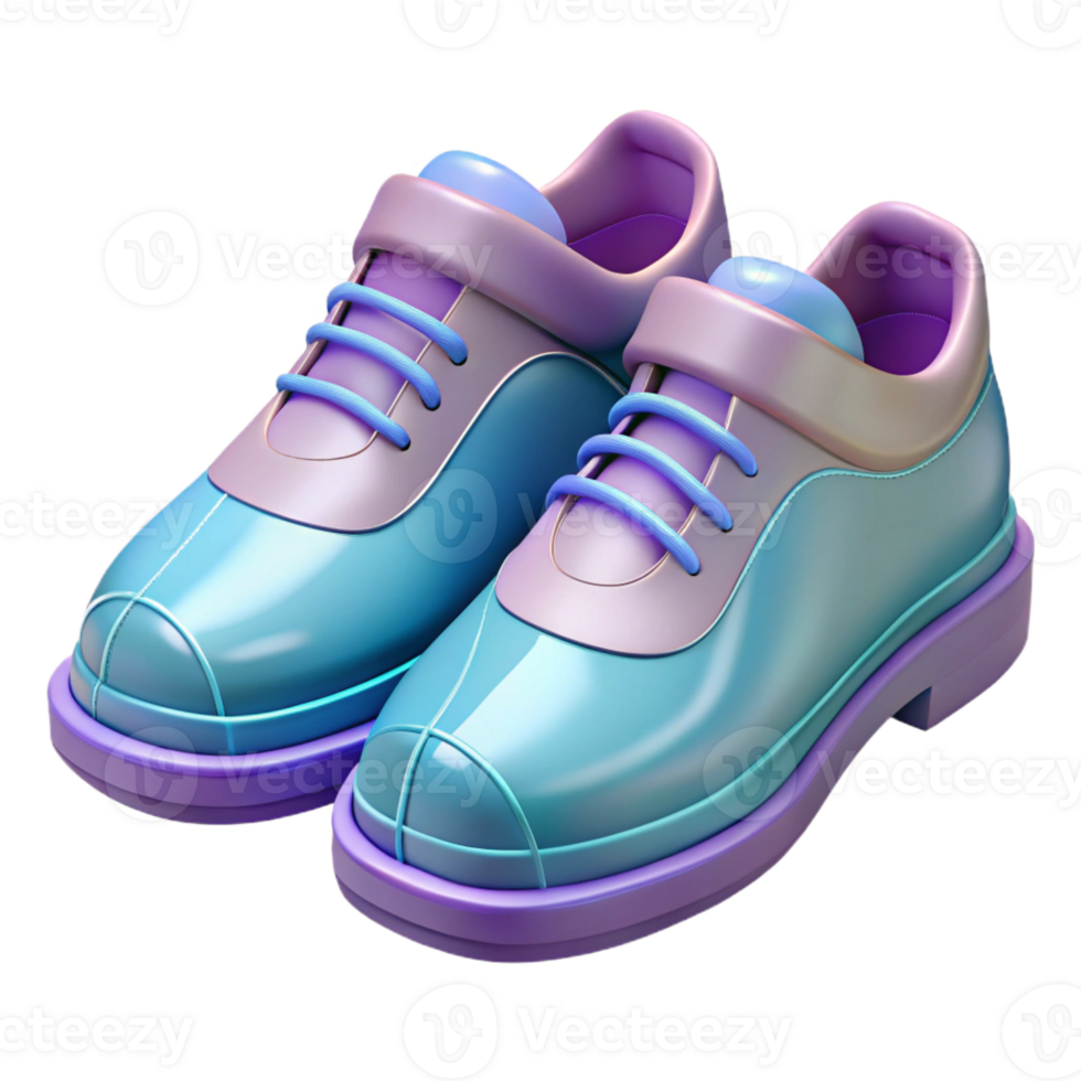 nostalgic impressive Pair of shoes, stylish footwear, with Transparent Background impeccable png