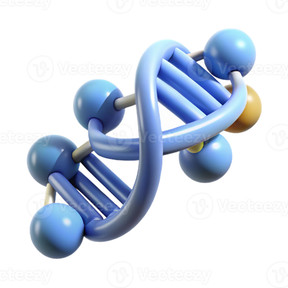 striking nostalgic gothic DNA molecule, scientific representation, with Transparent Background 8K png