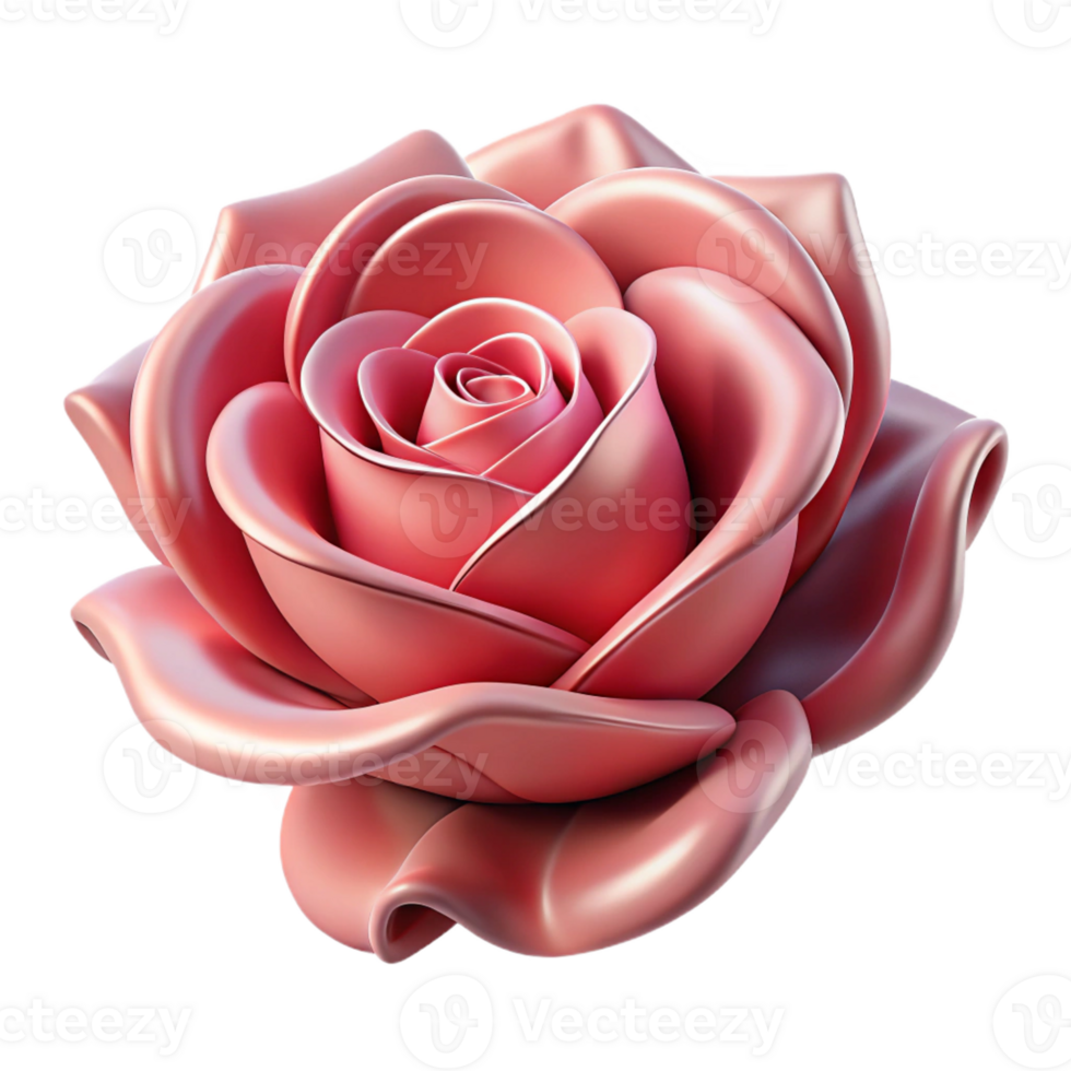 unforgettable renaissance Ultra-detailed concept art style isolated cutout of an Art Nouveau stylized rose, intricate petals, flowing lines, thorny stem, with Transparent Background sharp png