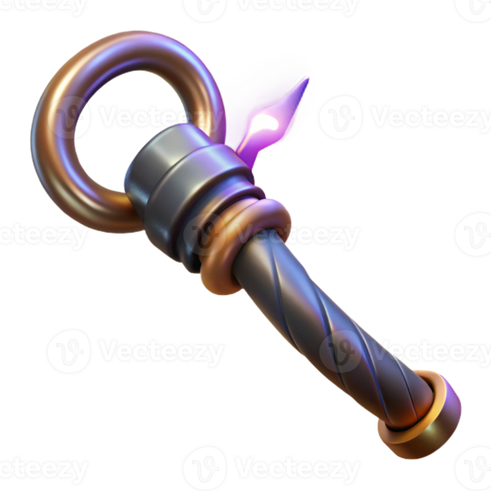 picturesque exceptional Hyper-specific, ultra-detailed render of a single, glowing energy whip with crackling energy with Transparent Background png