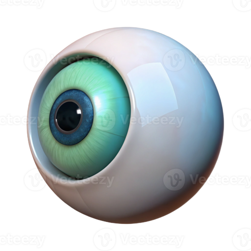 quintessential victorian Photorealistic, isolated cutout of a single Cyclops eye, ultra-detailed, hyper-specific, professional render with Transparent Background fine detail png
