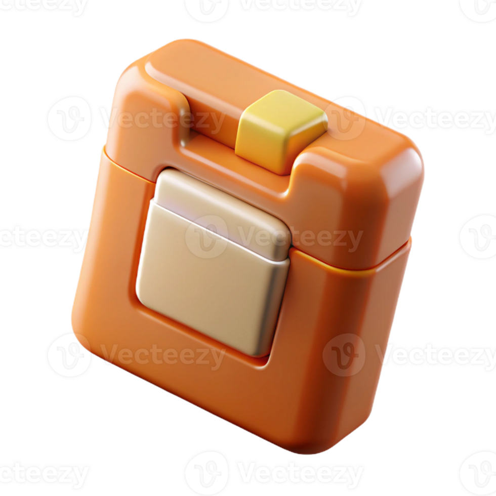 mysterious breathtaking Hyper-specific, isolated cutout concept art style render of a vintage cigarette case with Transparent Background elite png