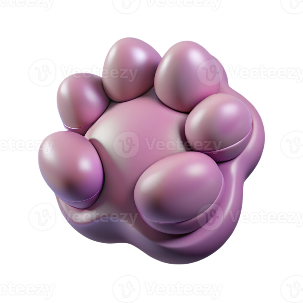 quintessential abstract Ultra-detailed, isolated cutout of a single Sphinx paw, hyper-specific, professional render, concept art style with Transparent Background masterfully captured png