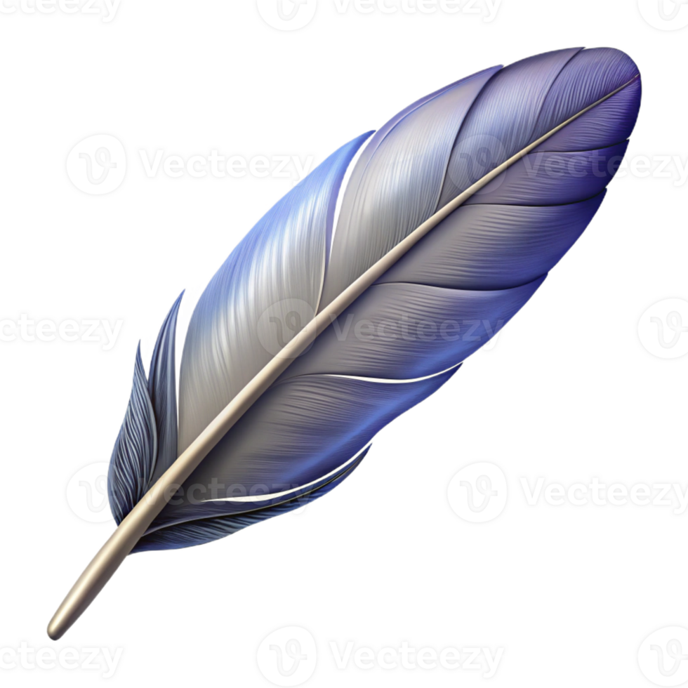 serene contemporary Hyper-specific, isolated cutout of a single Harpy feather, photorealistic, ultra-detailed, professional render with Transparent Background top-tier png