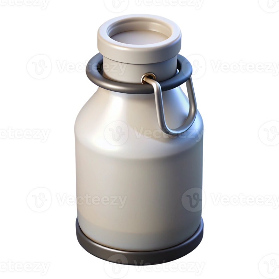 notable minimalist Ultra-detailed professional render, isolated cutout of a vintage milk bottle with Transparent Background luxury png