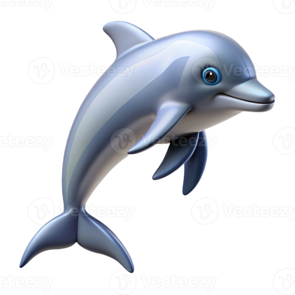 spectacular nostalgic elegant Ultra-detailed, hyper-specific isolated cutout of a single bottlenose dolphin, leaping with Transparent Background professional png