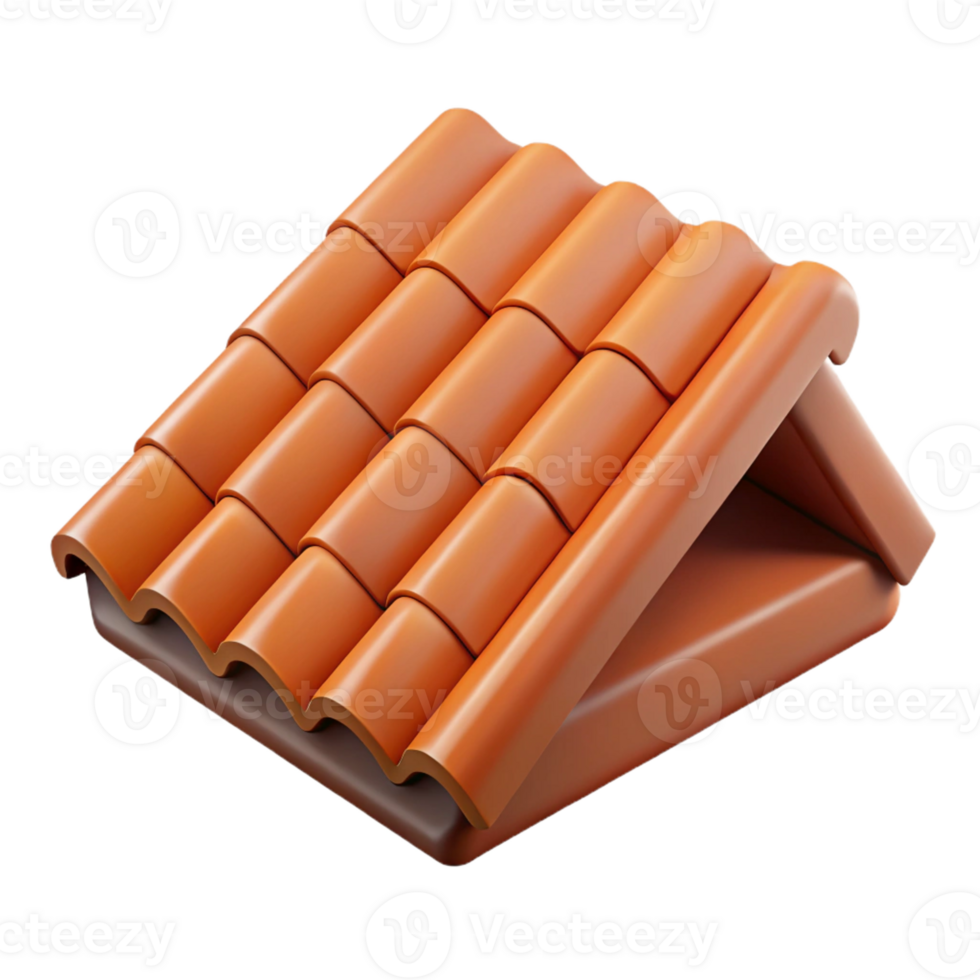 mesmerizing standout Roof tile, clay, with Transparent Background png