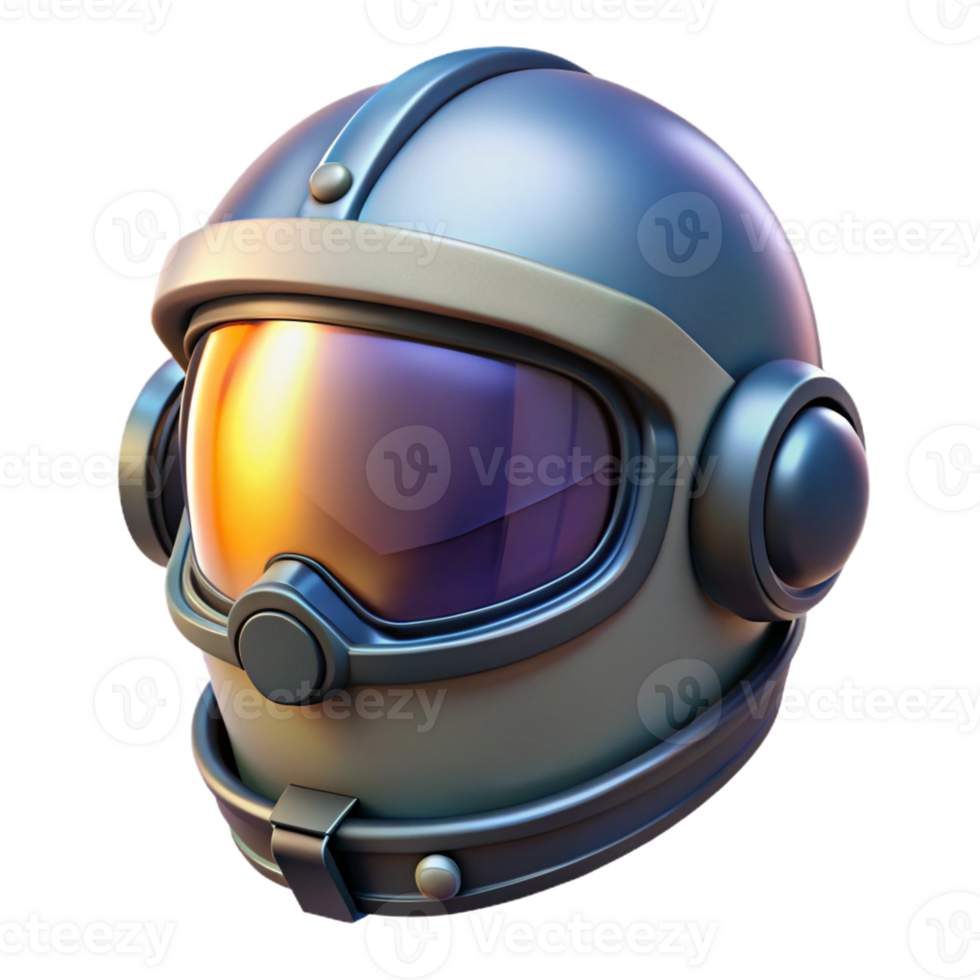 serene tranquil geometric Photorealistic, professional render of a futuristic pilot helmet, hyper-specific, isolated cutout with Transparent Background exclusive png