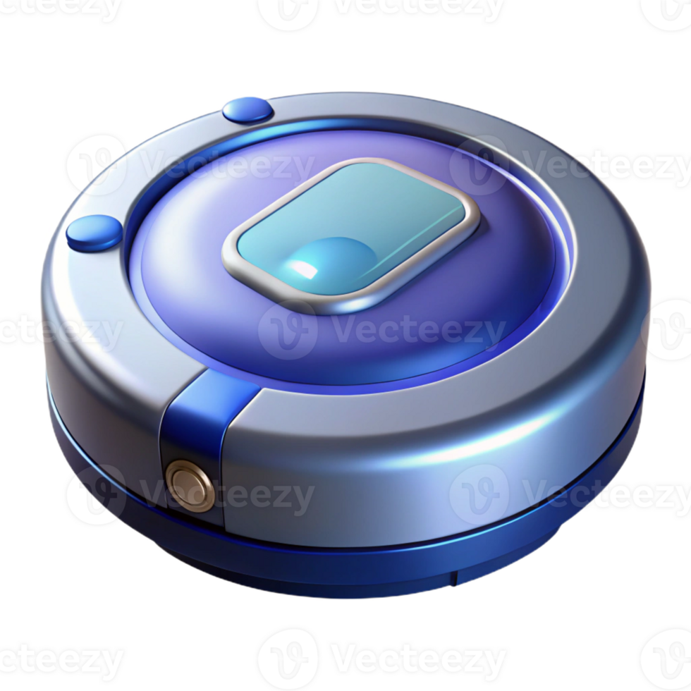 sumptuous baroque Robot vacuum cleaner, automated cleaning, with Transparent Background genuine png