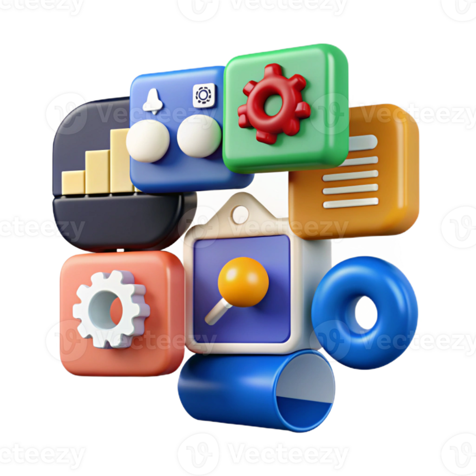 timeless impressionist Customer relationship management CRM software, sales automation, with Transparent Background studio quality png