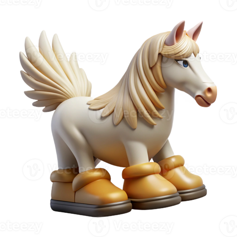 nostalgic stunning Ultra-detailed, photorealistic, isolated cutout of a single Pegasus hoof, feathered fetlock detailed with Transparent Background original png