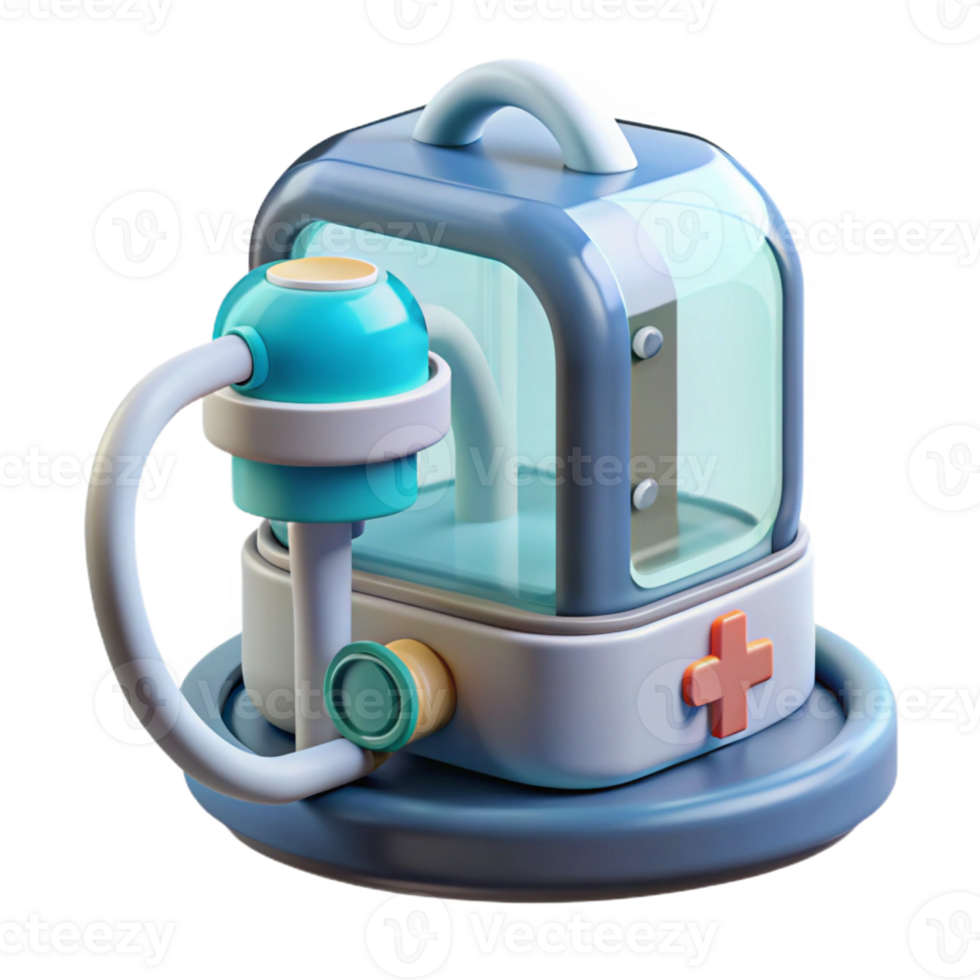 passionate vibrant Medical technology device, healthcare innovation, with Transparent Background exclusive png