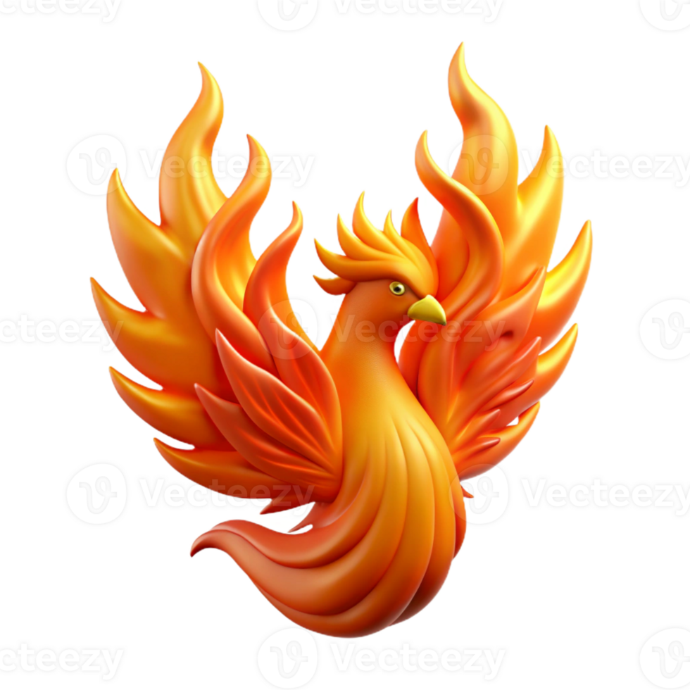 playful elegant Photorealistic, hyper-specific professional render of an isolated Phoenix talon, engulfed in flames Isolated cutout with Transparent Background 4K png