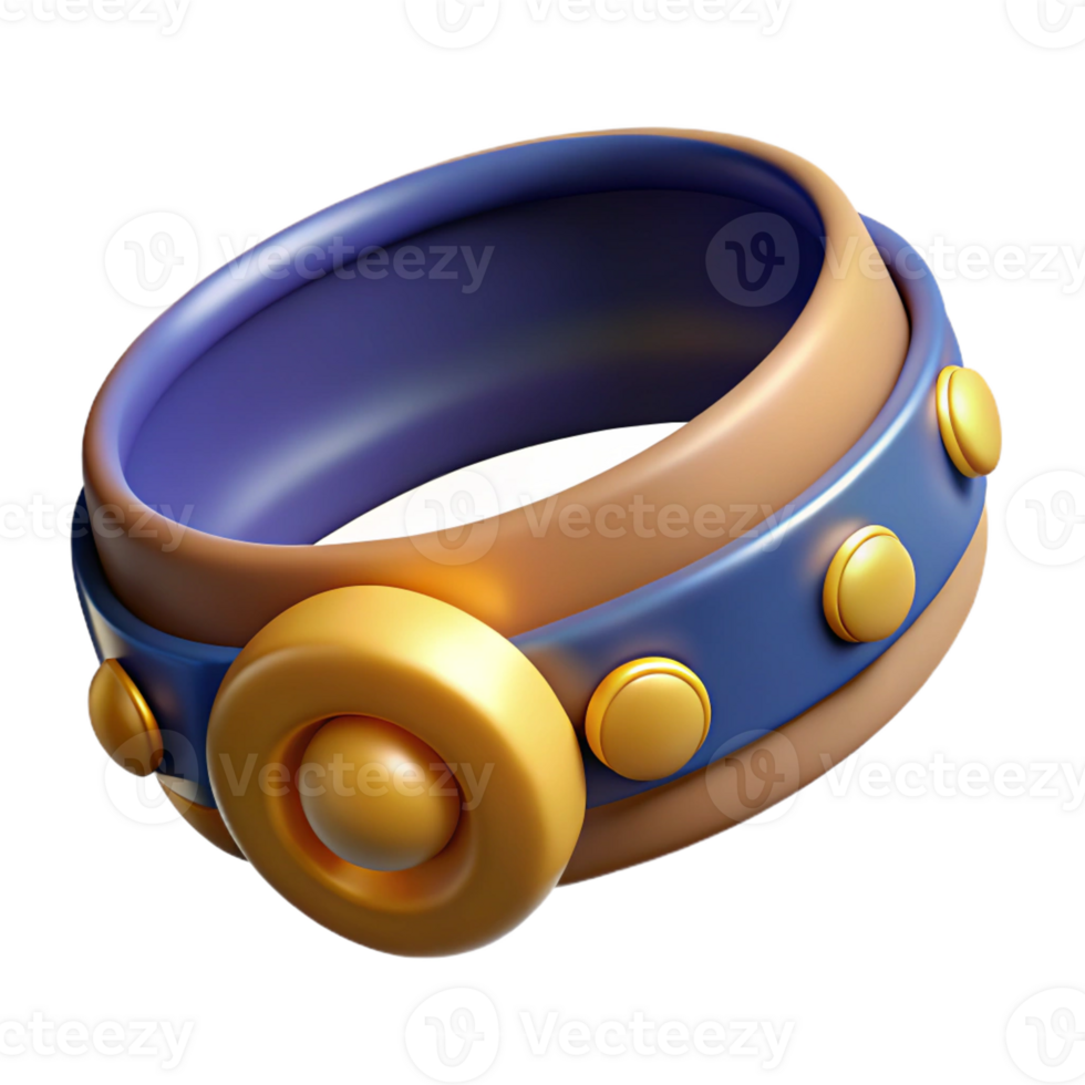 sumptuous whimsical retro Cerberus Collar with Transparent Background impeccable png
