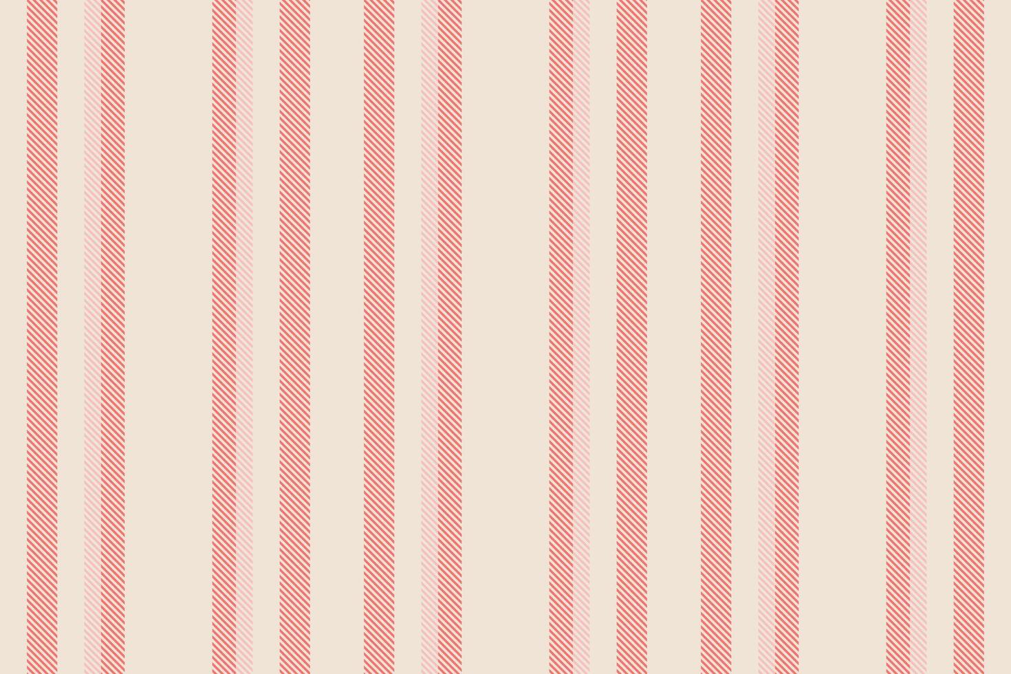Nepetitive texture background stripe, daisy vertical textile seamless. Samask fabric pattern lines in light and red colors. vector