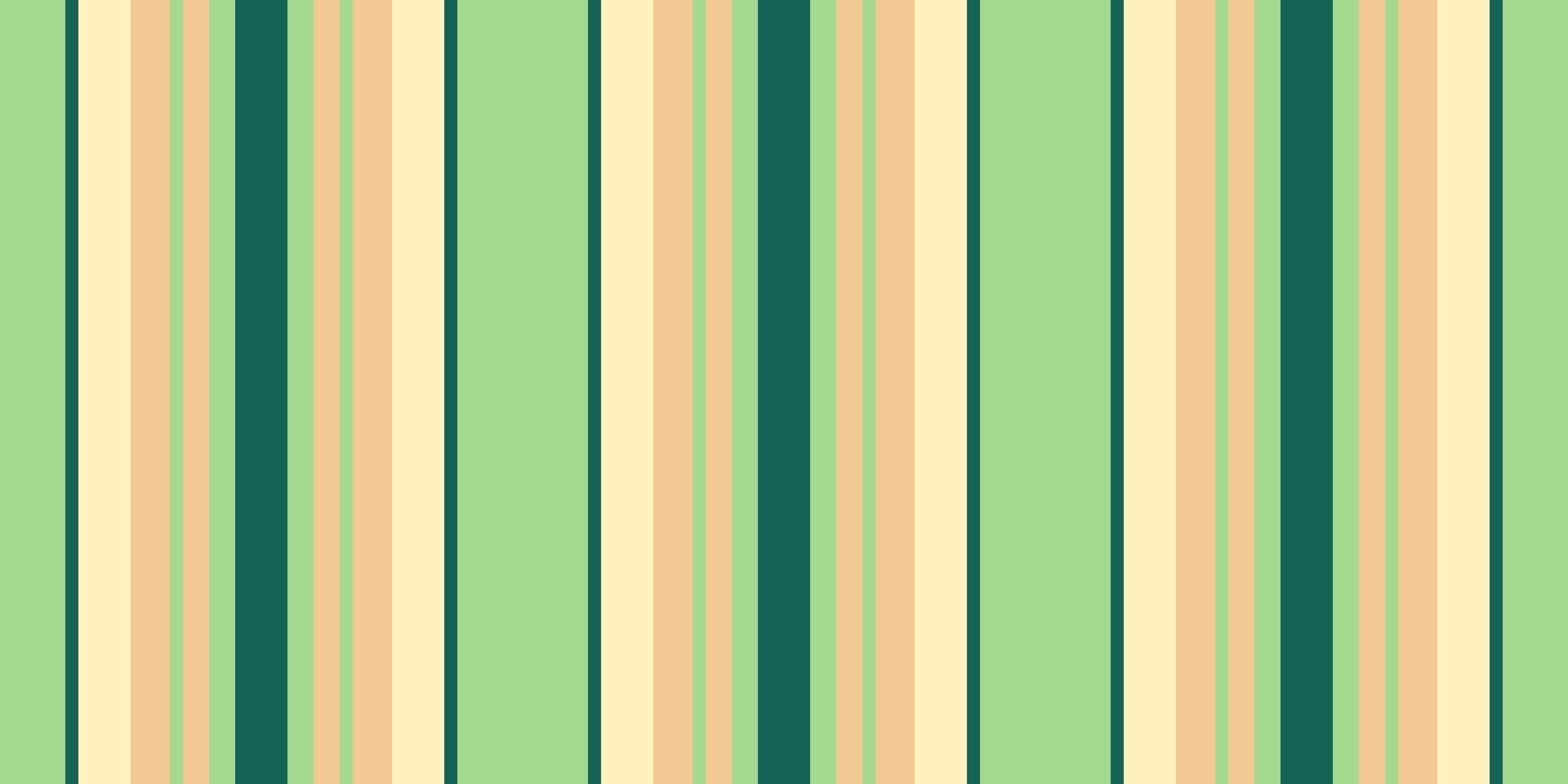 Vibrant vertical stripes in pastel greens, peaches, and teal create a cheerful, versatile pattern ideal for backgrounds, textiles, or website design. vector