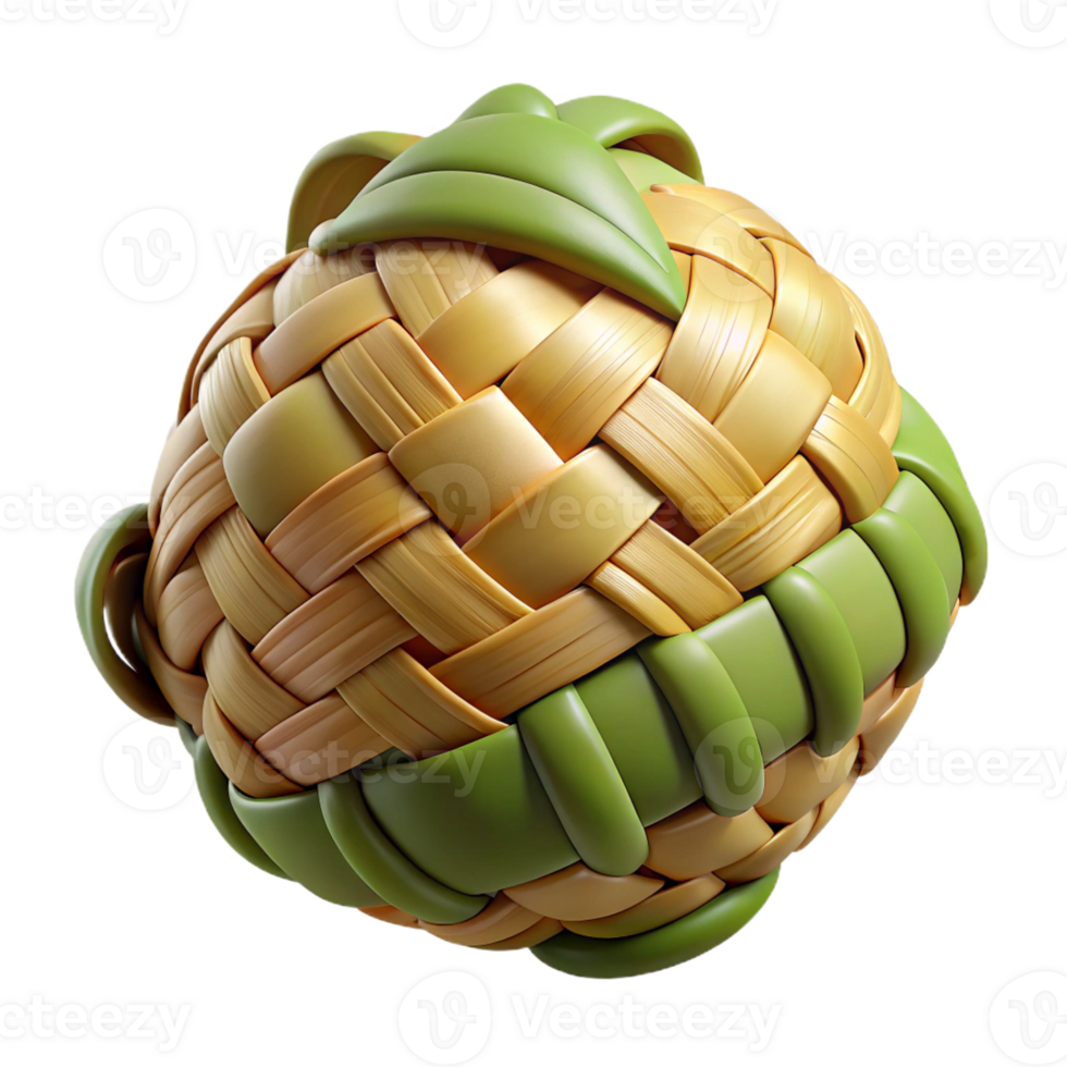 stunning acclaimed Ultra-detailed photorealistic isolated cutout of a tribal child's toy, professional render, made of woven grass with Transparent Background png