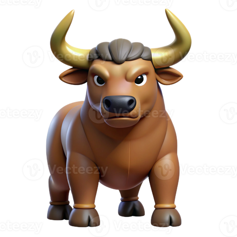 rare bohemian Minotaur, bull-headed creature, with Transparent Background high quality png