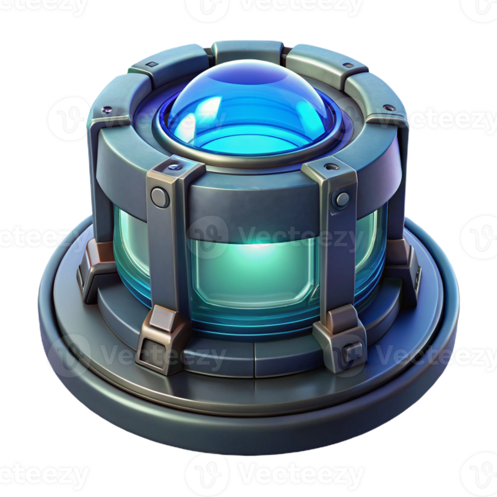 splendid memorable Concept art style, isolated cutout of a single, bioluminescent, architectural panel for a space station with Transparent Background png