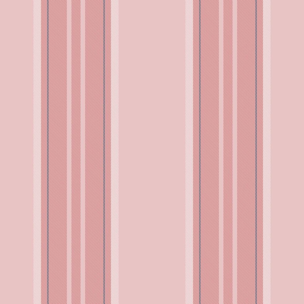 Rard background stripe, cross lines textile vertical. Fiber texture seamless fabric pattern in light and red colors. vector