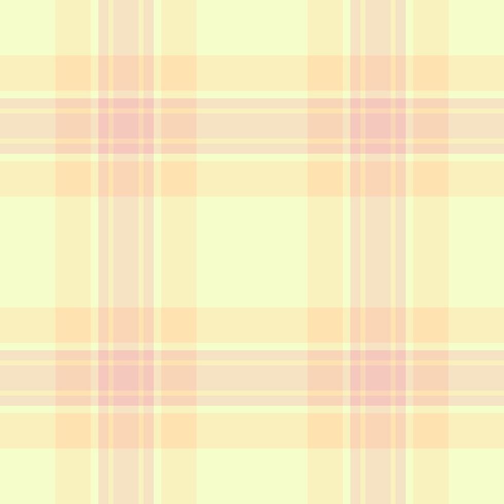 Content background check texture, new pattern plaid. Ireland textile fabric tartan seamless in light and moccasin colors. vector
