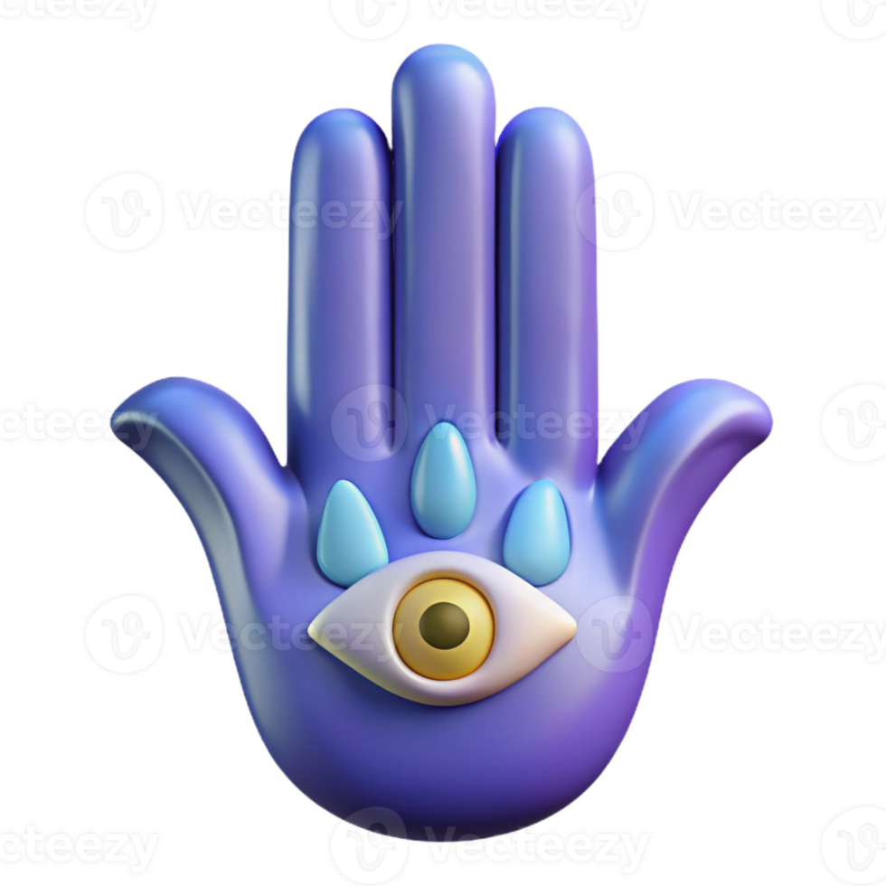 serene unparalleled Hamsa Hand, protective amulet, with Transparent Background png
