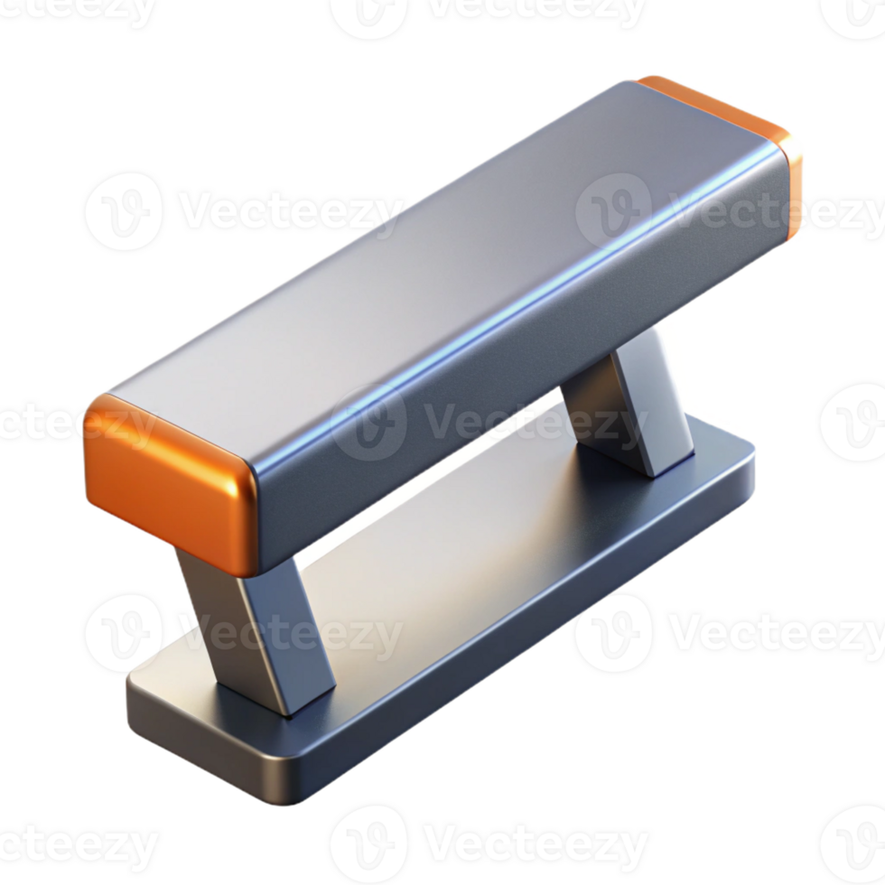 memorable traditional Concept art style, isolated cutout of a single, magnetically levitating, steel structural beam with Transparent Background top-tier png
