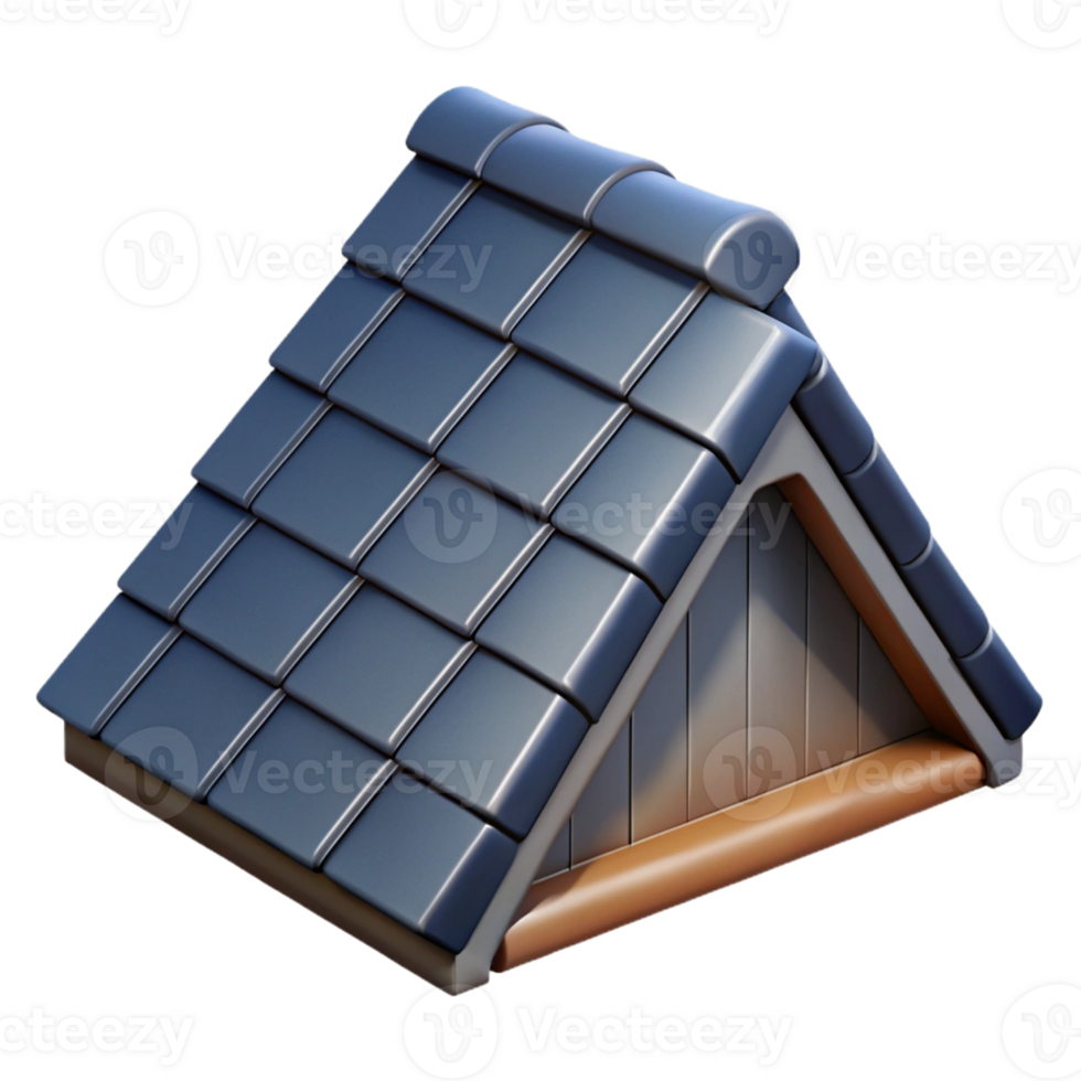 mesmerizing surreal Ultra-detailed, photorealistic isolated cutout of a single, slate roof shingle with Transparent Background studio quality png