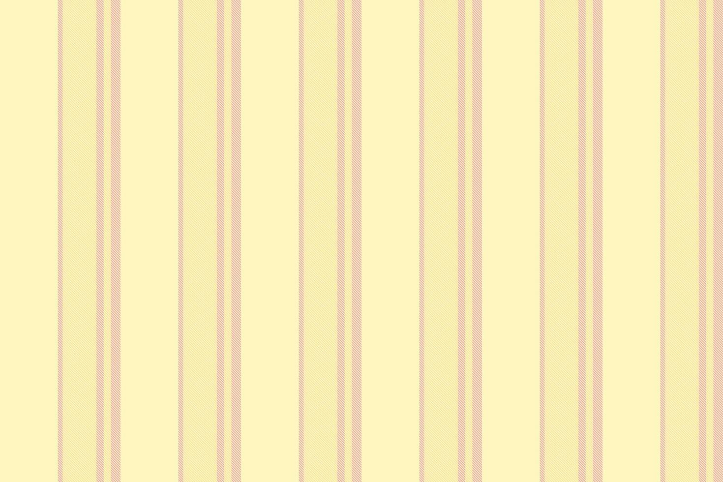 Elegant pastel yellow and peach vertical stripes pattern. Perfect for backgrounds, websites, textiles, or any design needing a soft, sophisticated touch. Evokes feelings of calm and serenity. vector