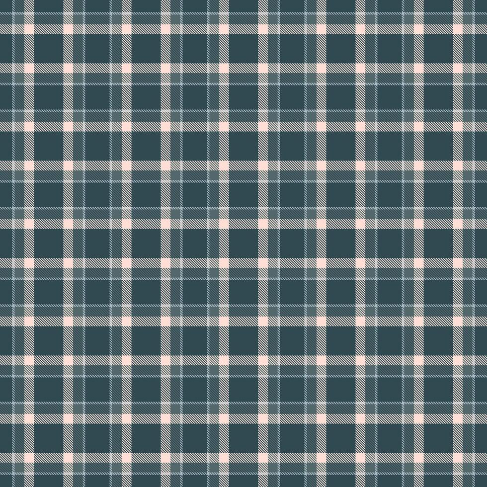 Interior background textile , checking pattern fabric seamless. Checkered tartan texture plaid check in dark slate gray and pastel colors. vector