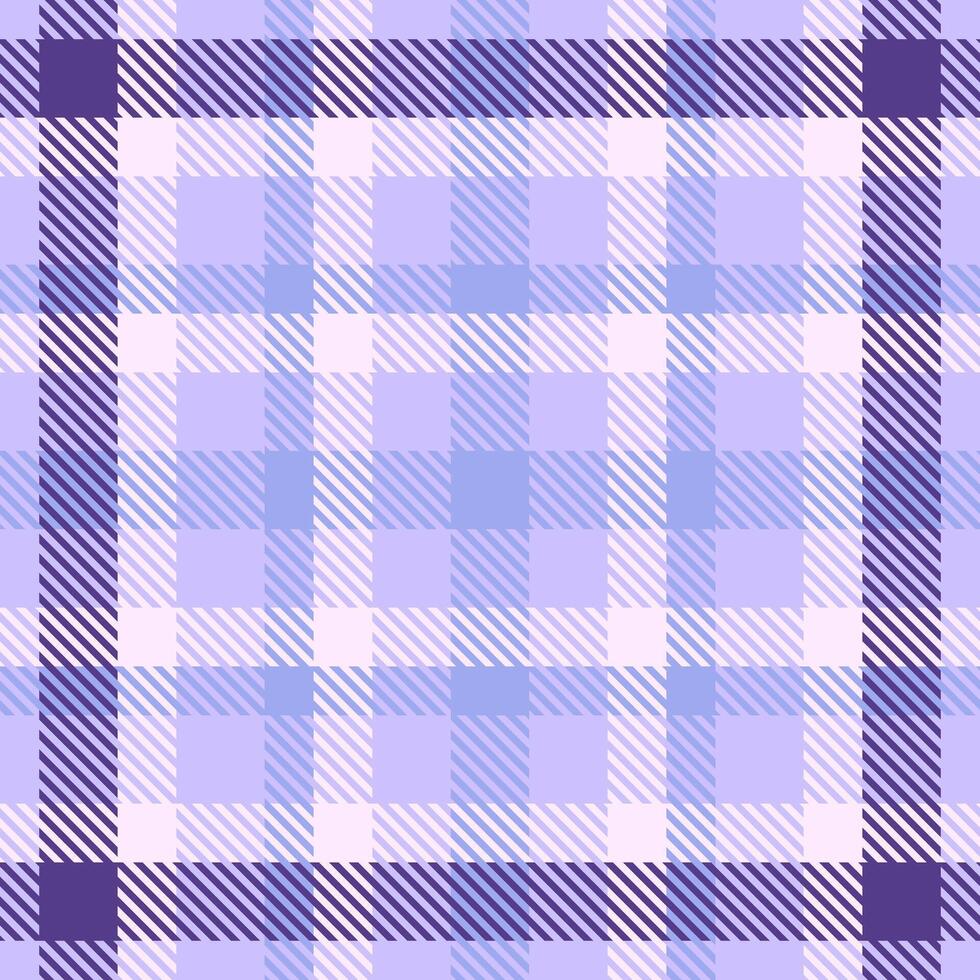 Elegant pastel purple and lavender plaid pattern. Perfect for textile design, wrapping paper, website backgrounds, or fashion projects. vector