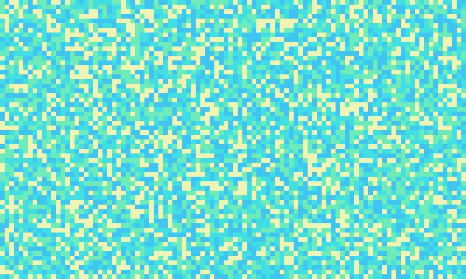 Abstract pixelated texture in calming pastel blues and greens. Ideal for website backgrounds, digital art, or textile designs. Evokes feelings of serenity and digital modernity. vector