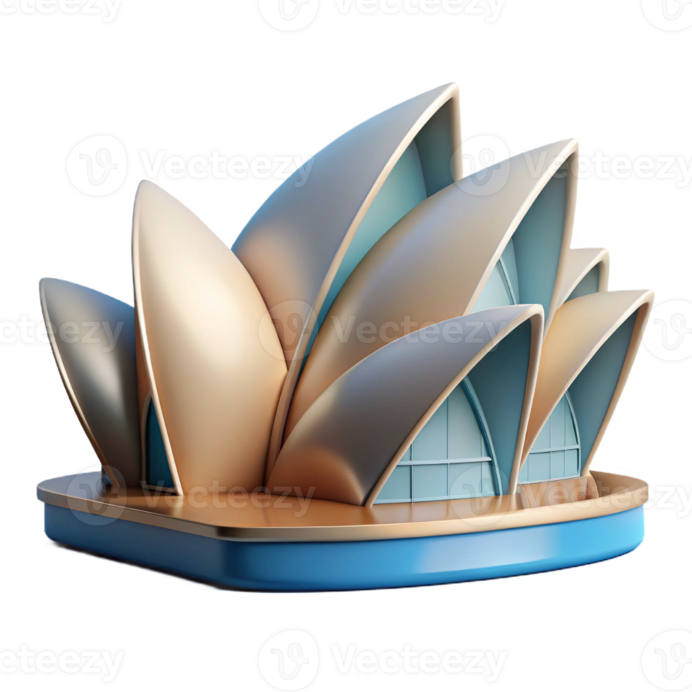 wonderful dramatic industrial Sydney Opera House sail section, with Transparent Background ultra HD png