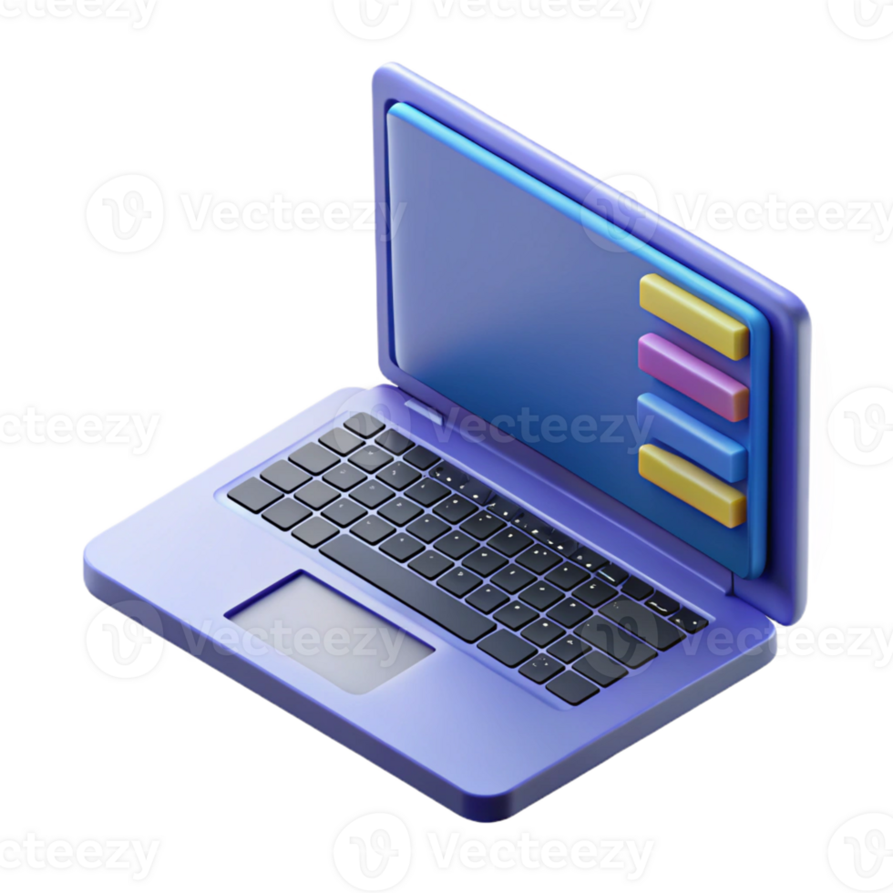 mesmerizing urban Photorealistic, ultra-detailed, isolated cutout of a single, open laptop displaying a coding interface with Transparent Background refined png