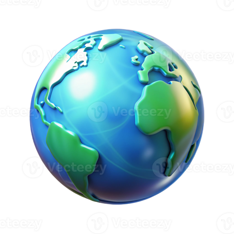 sumptuous joyful traditional Concept art style, isolated cutout of a holographic projection of the Earth rotating with Transparent Background gallery standard png