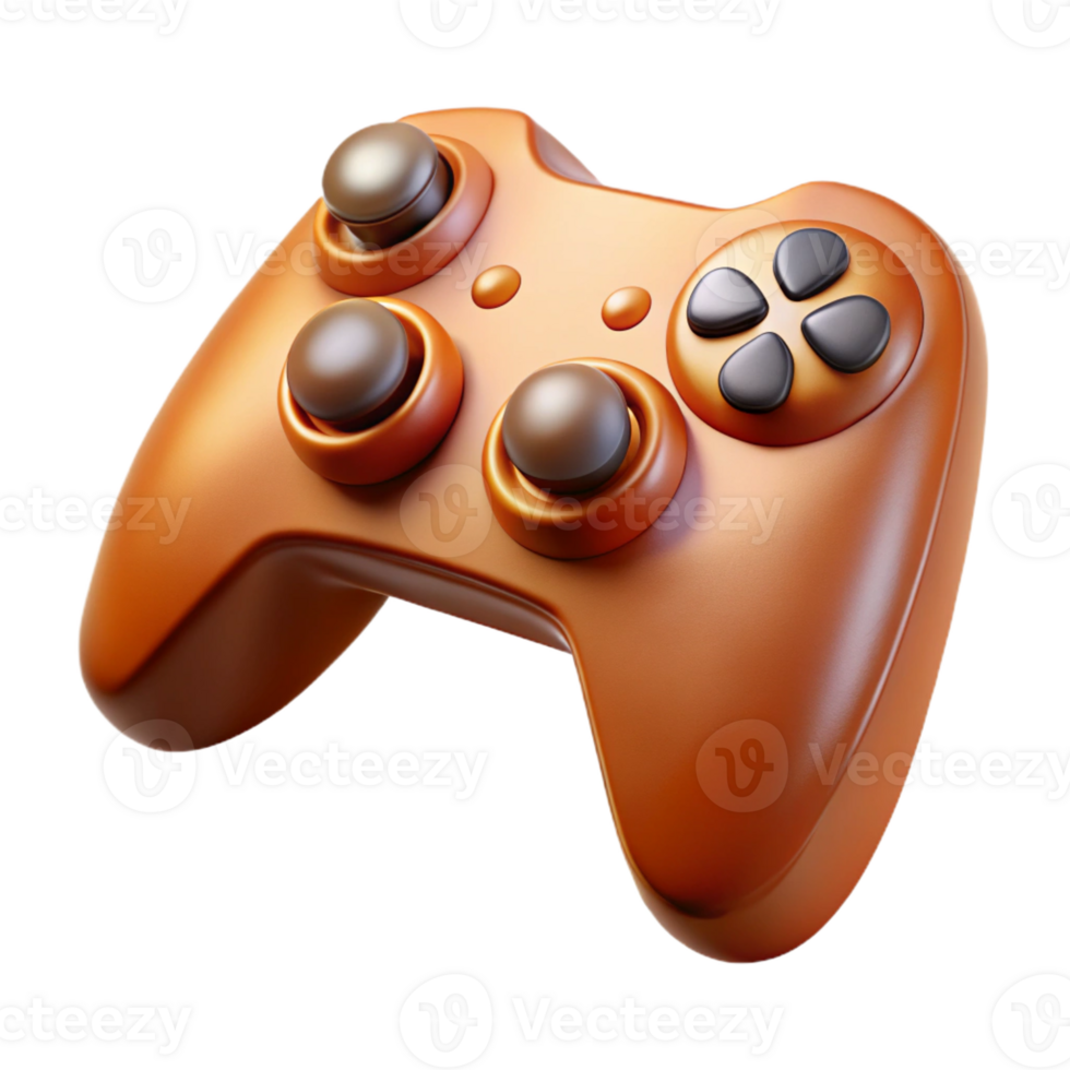 wonderful calm renaissance Photorealistic, ultra-detailed, isolated cutout of a single, gaming controller with worn buttons with Transparent Background fine detail png