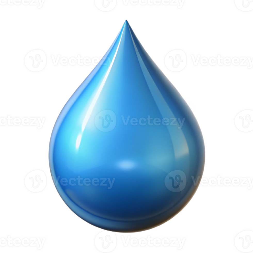 radiant tranquil surreal A single drop of water, macro photography, abstract with Transparent Background genuine png