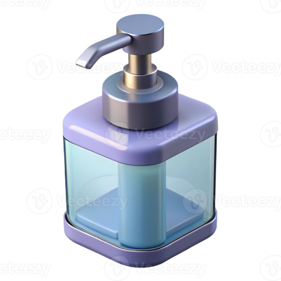 splendid quintessential Photorealistic, hyper-specific isolated cutout of a modern, touchless automatic soap dispenser with Transparent Background png
