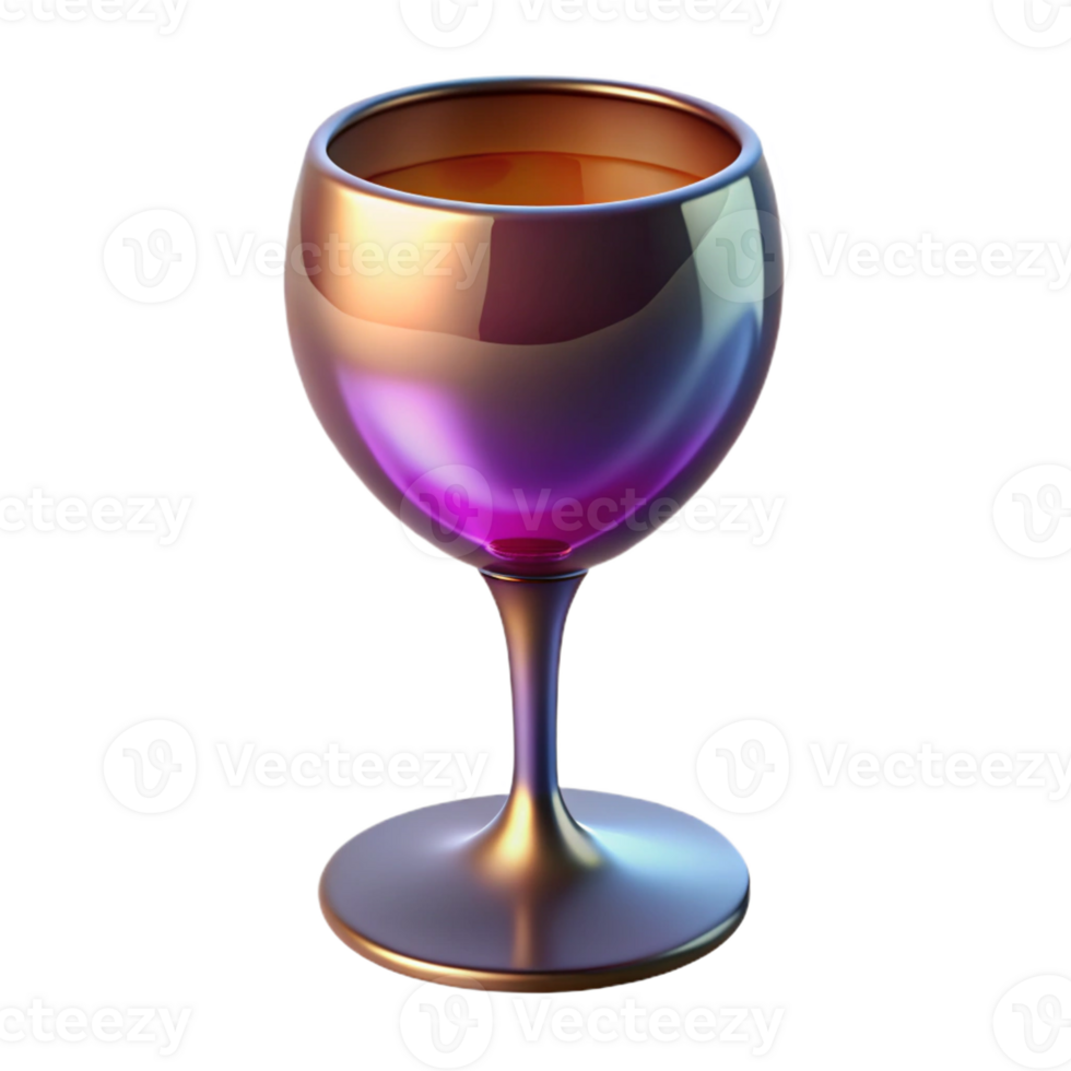 serene energetic modern A wine glass, elegant, abstract design with Transparent Background top-tier png