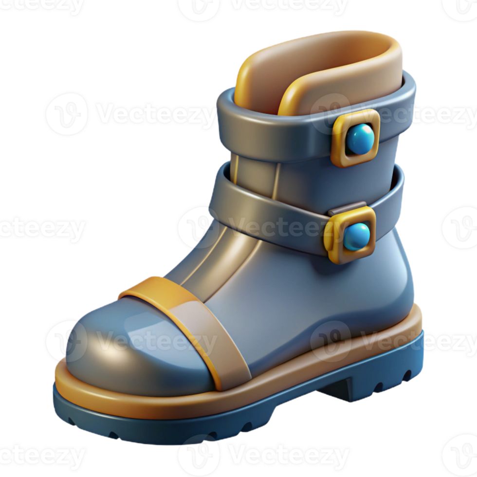 notable renaissance A detailed illustration of a single armored boot with Transparent Background top-tier png