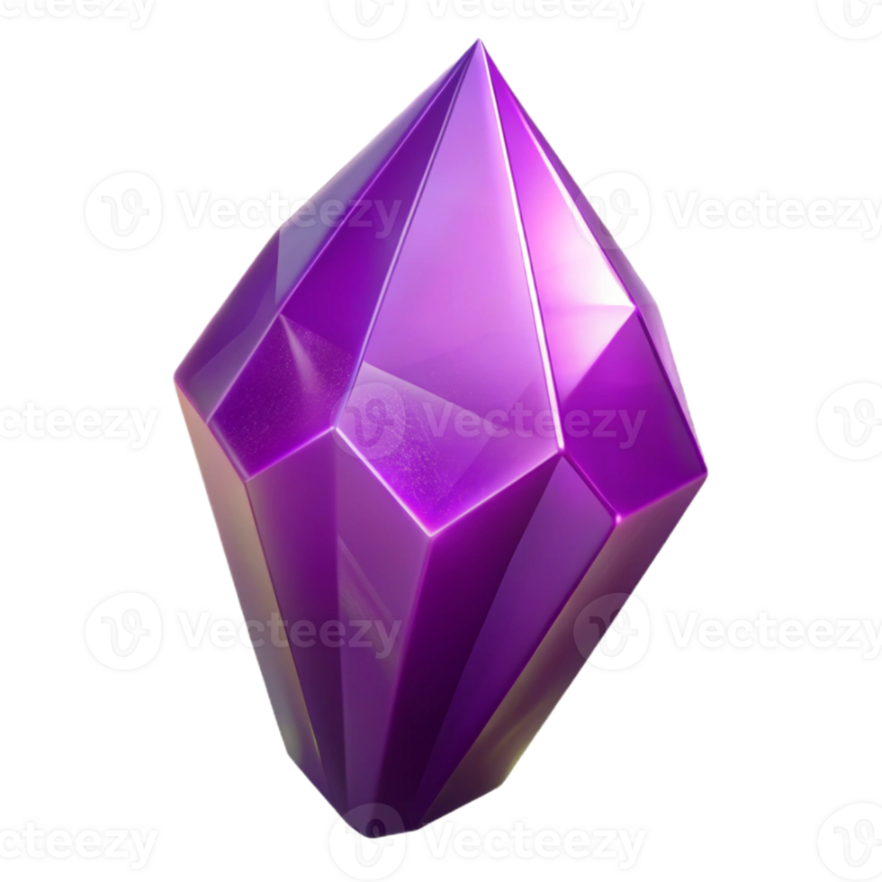 mesmerizing dynamic mid-century Photorealistic, isolated cutout of a single, glowing crystal shard, amethyst, jagged edges with Transparent Background authentic png