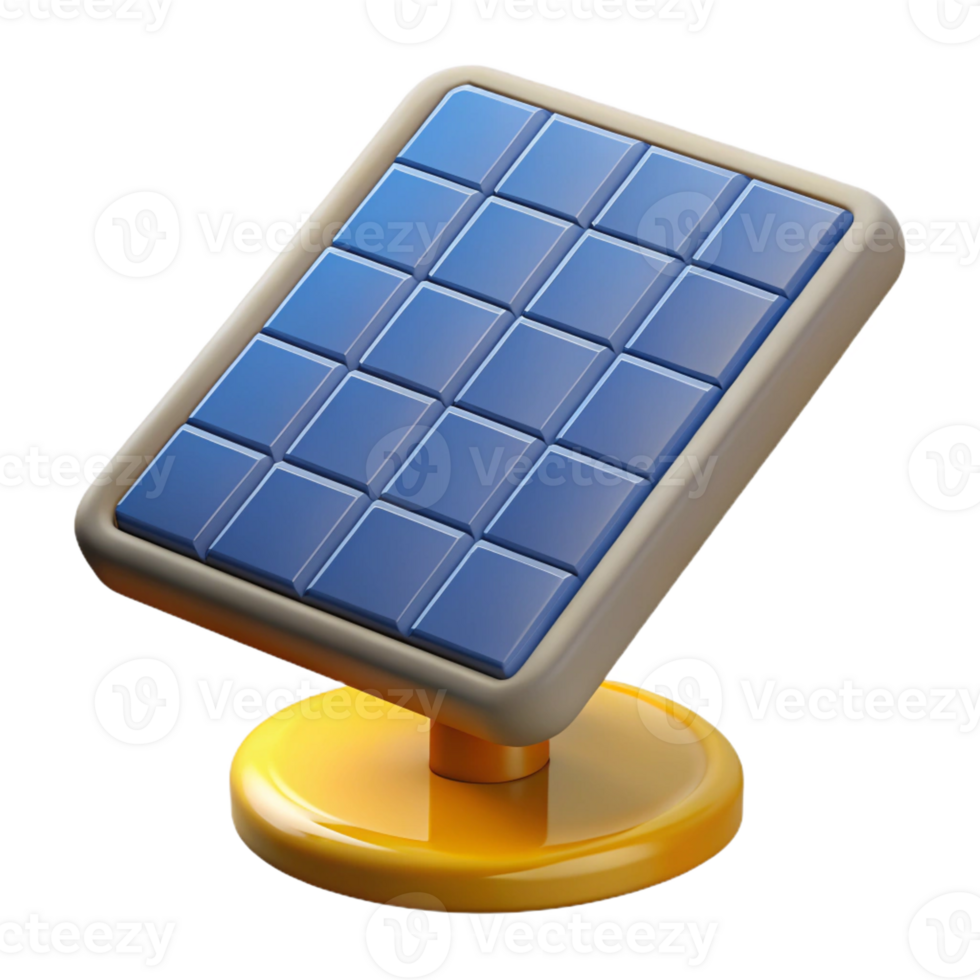 vibrant unforgettable Solar panel absorbing sunlight with Transparent Background png