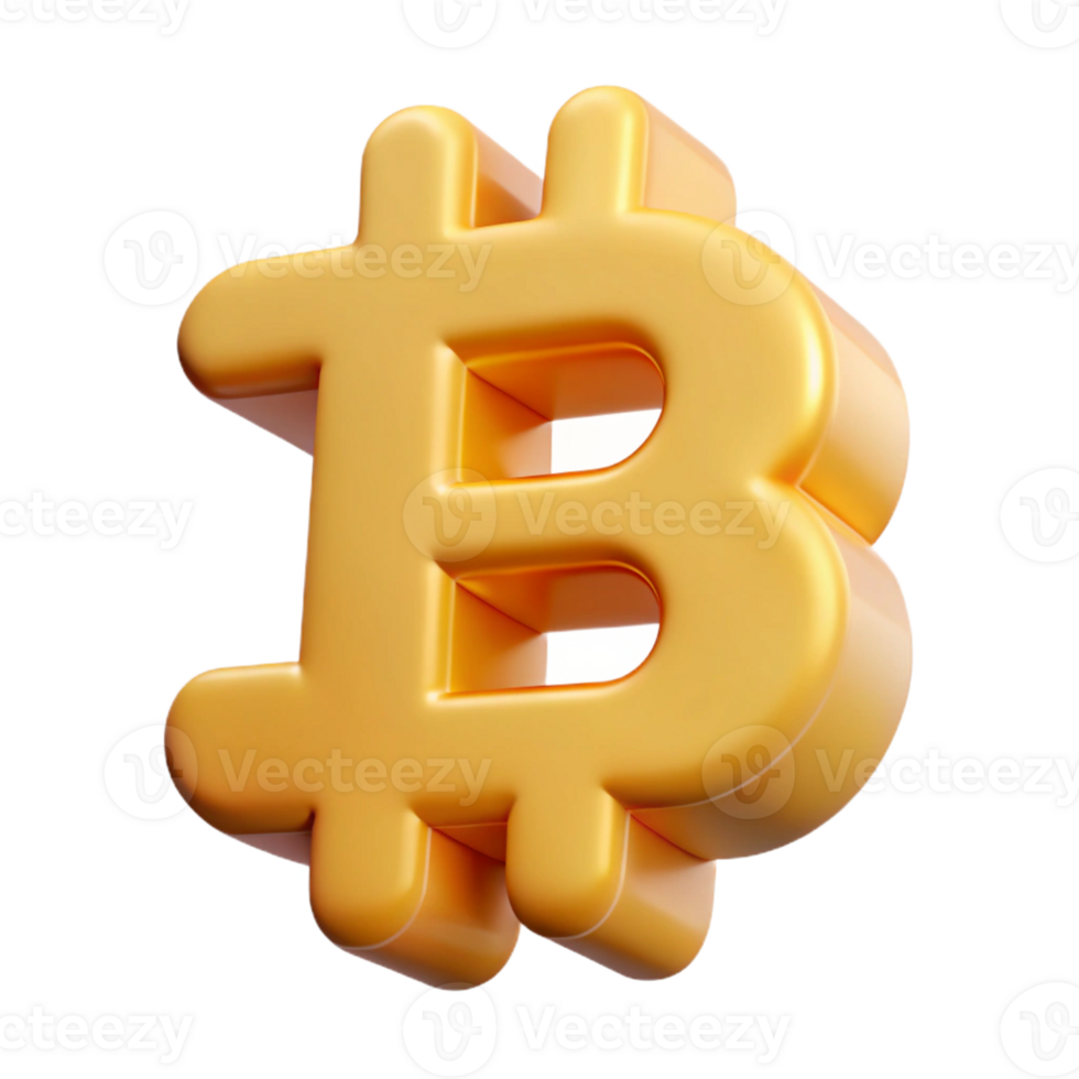 unforgettable abstract A Bitcoin symbol, cryptocurrency, abstract design with Transparent Background masterfully captured png